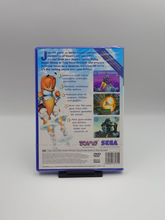 Worms 3D (PS2, UK PAL) - Factory Sealed