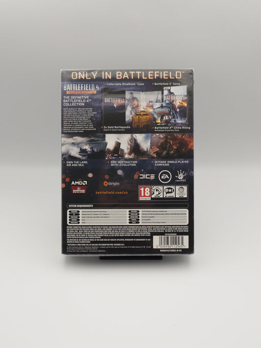 Battlefield 4 – Deluxe Edition (PC, UK PAL) – Factory Sealed