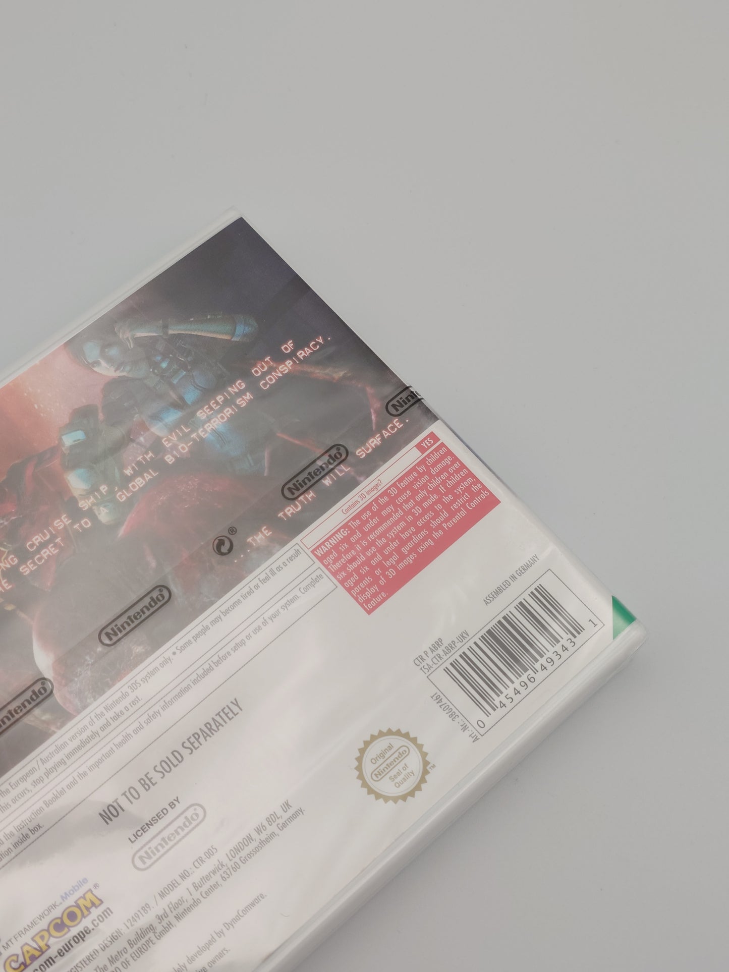 Resident Evil: Revelations – Pre-sale Lenticular Box (Nintendo 3DS, UKV) – Factory Sealed