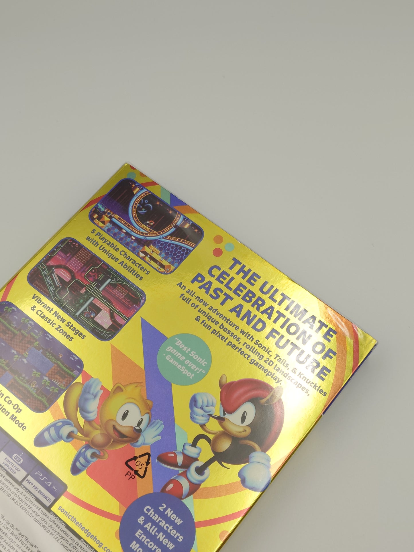Sonic Mania Plus (PS4, UK PAL) – Factory Sealed
