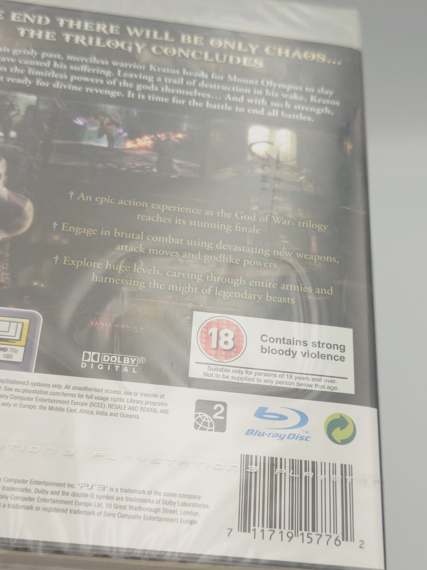 God of War III (PS3, UK PAL) – Factory Sealed
