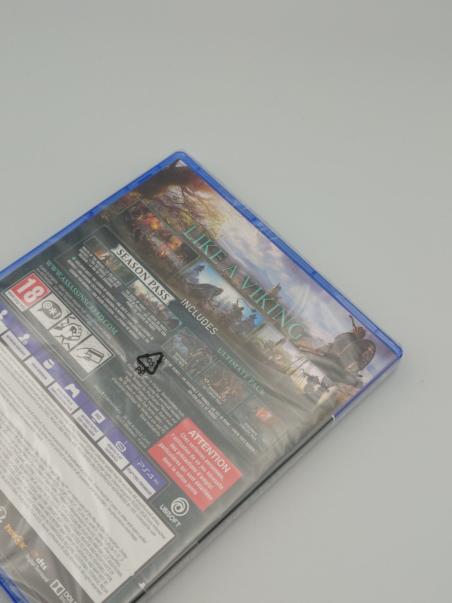 Assassin's Creed Valhalla – Ultimate Edition (PS4, UK PAL) – Factory Sealed