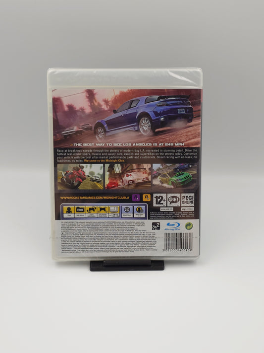 Midnight Club: Los Angeles (PS3, UK PAL) - Factory Sealed