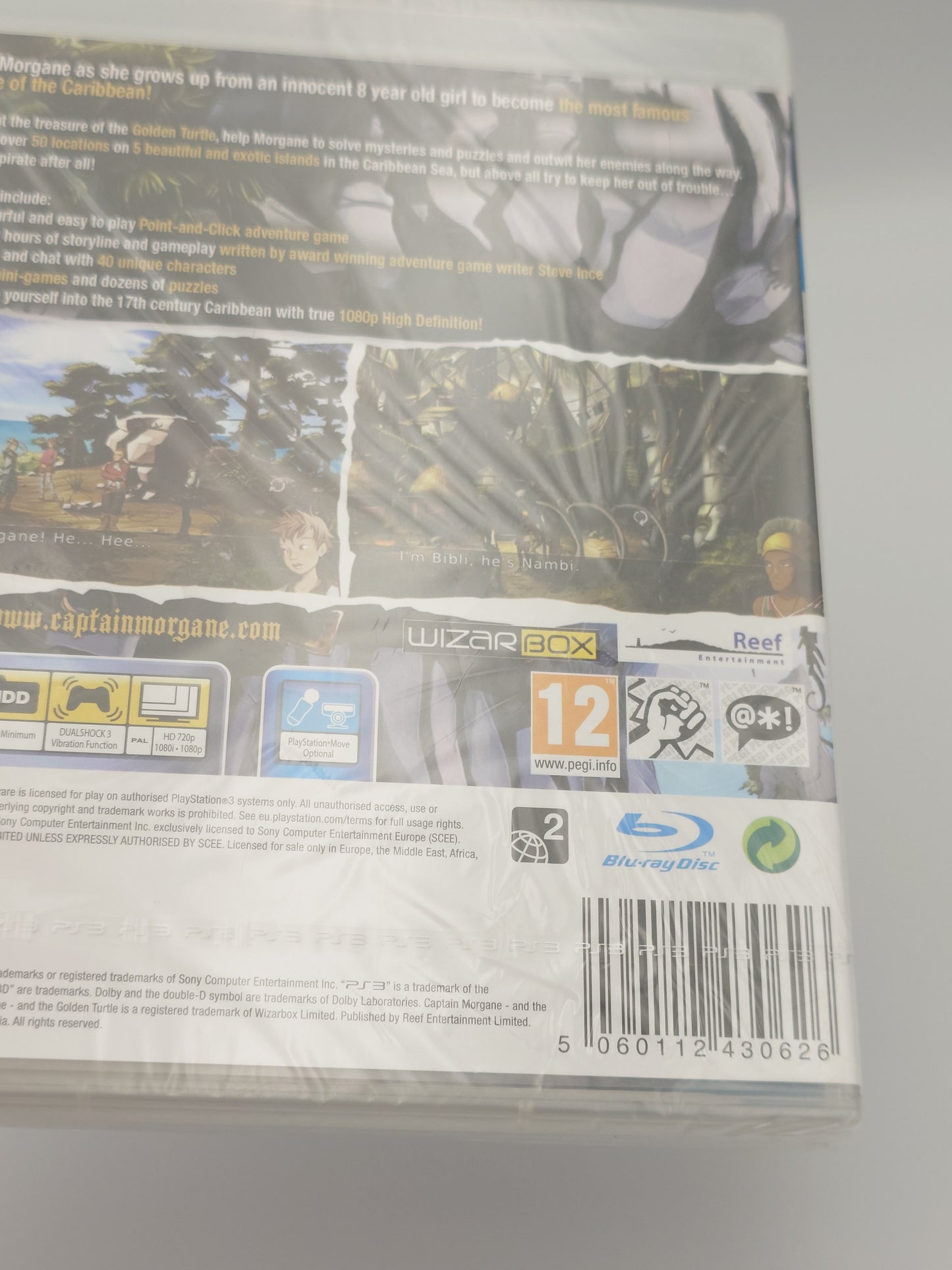 Captain Morgane and The Golden Turtle - PS3 - UK PAL (Factory Sealed)