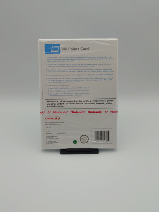 Nintendo Wii 2000 Points Card (Nintendo Wii, UKV) – Factory Sealed