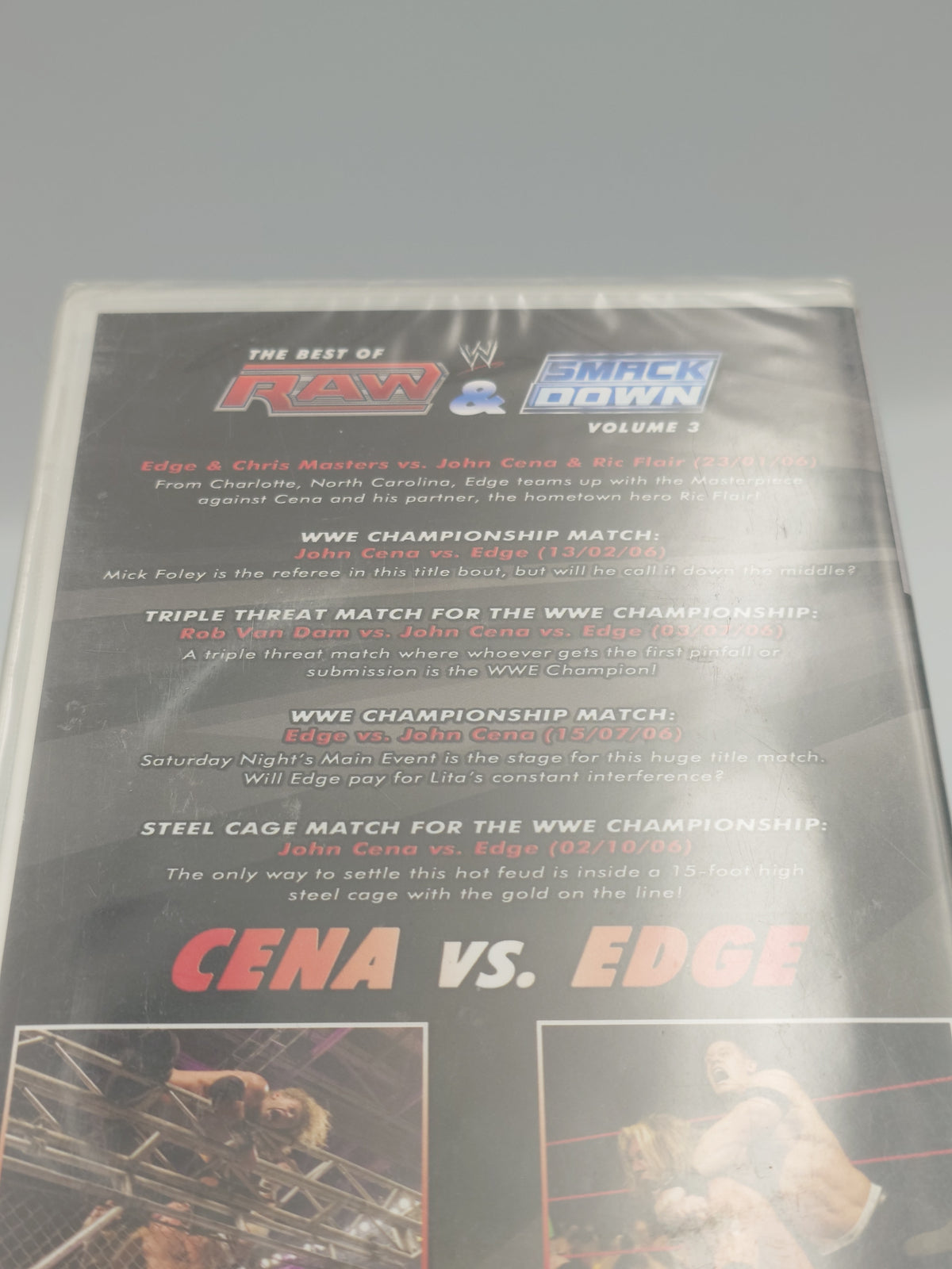 The Best of RAW & SmackDown - Volume 3: Cena vs. Edge (PSP UMD Video, PAL) - Factory Sealed