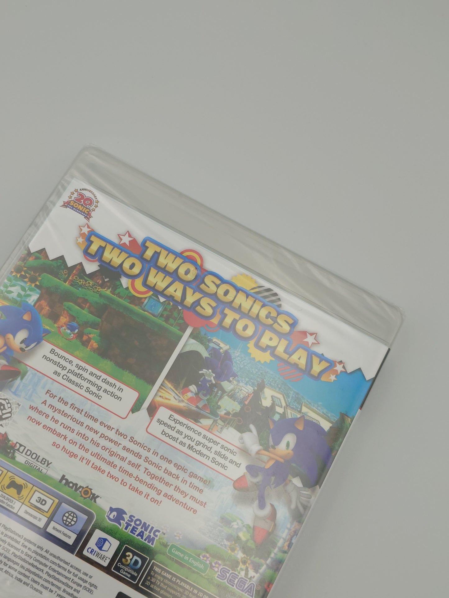 Sonic Generations (PS3, UK PAL) – Factory Sealed