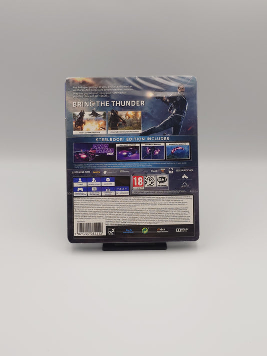 Just Cause 4 – Limited Edition Steelbook (PS4, UK PAL) – Factory Sealed