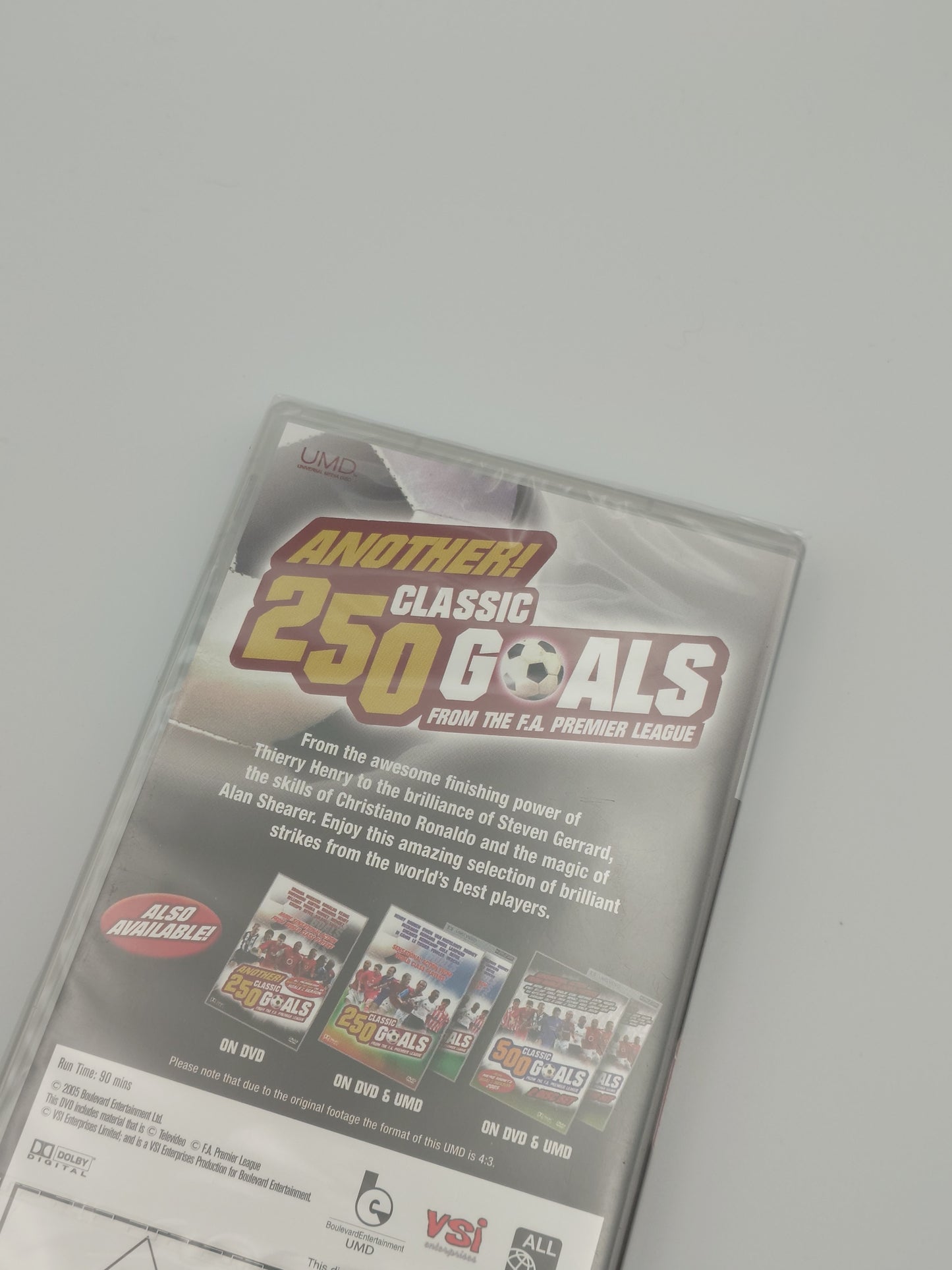 Another 250 Classic Goals (PSP UMD Video, PAL) – Factory Sealed