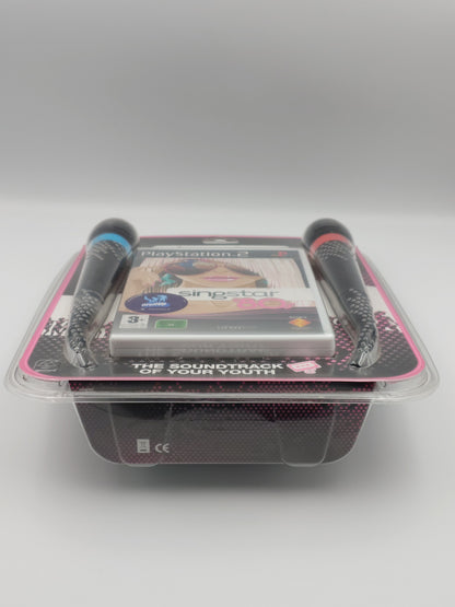 SingStar '80s with Microphones (PS2, UK PAL) - Factory Sealed