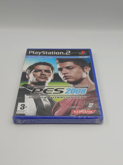 Pro Evolution Soccer 2008 (PS2, UK PAL) - Factory Sealed