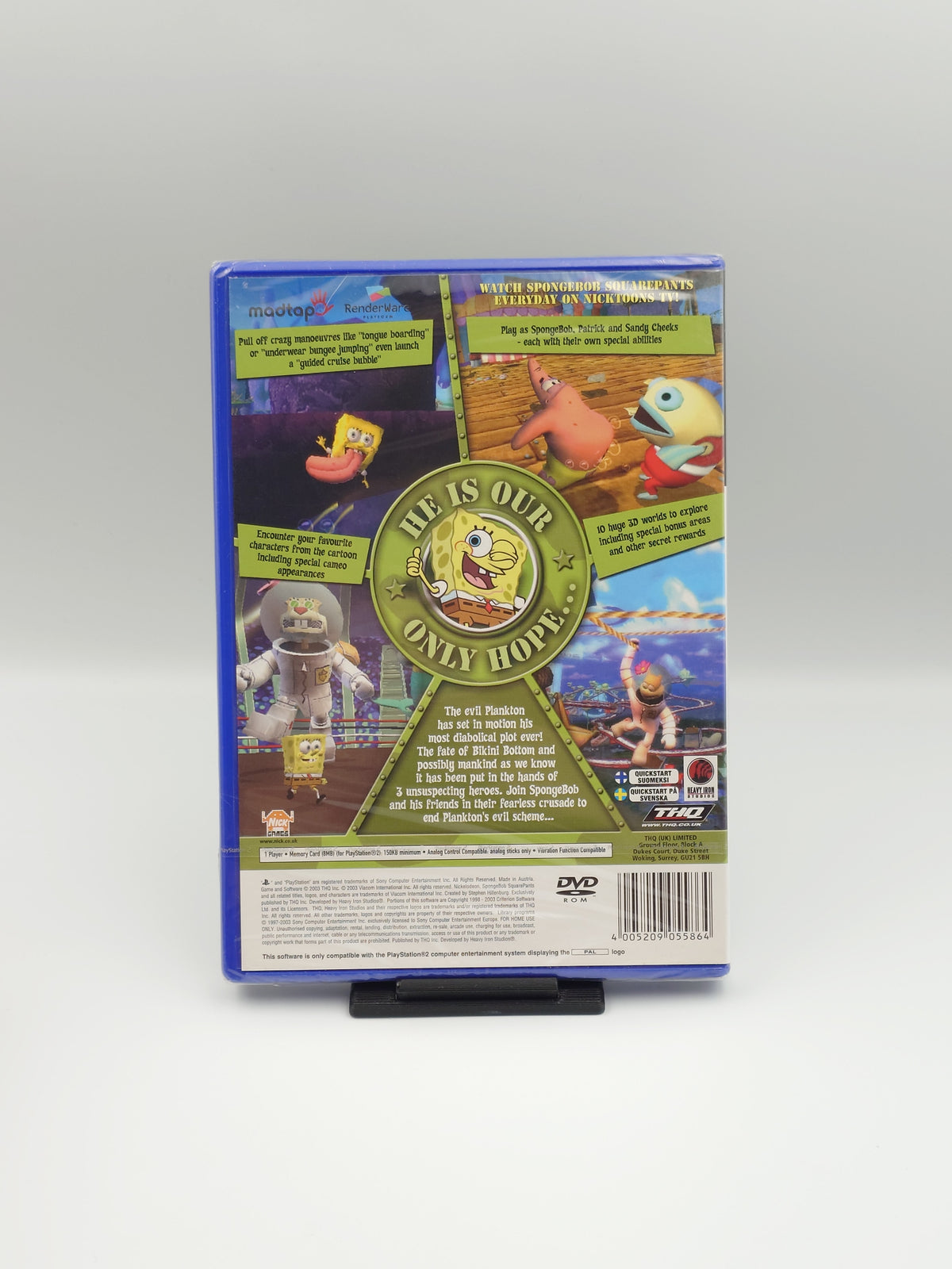 SpongeBob SquarePants: Battle for Bikini Bottom (PS2, UK PAL) - Factory Sealed