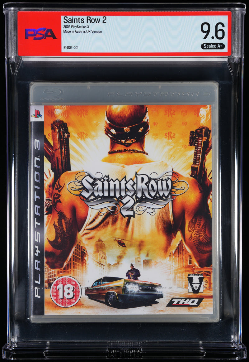 Saints Row 2 (PS3, UK PAL) – Factory Sealed | PSA Graded 9.6 A+
