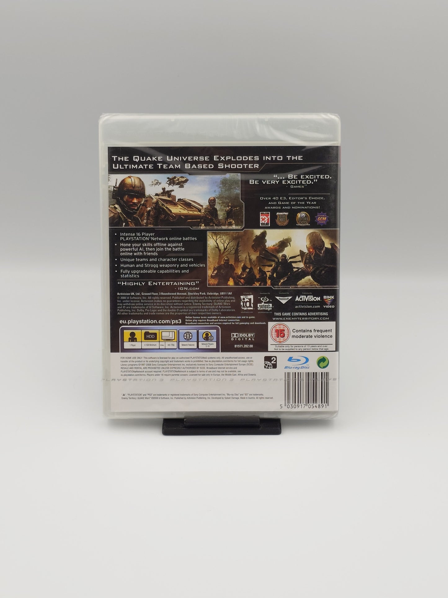 Enemy Territory: Quake Wars (PS3, UK PAL) - Factory Sealed