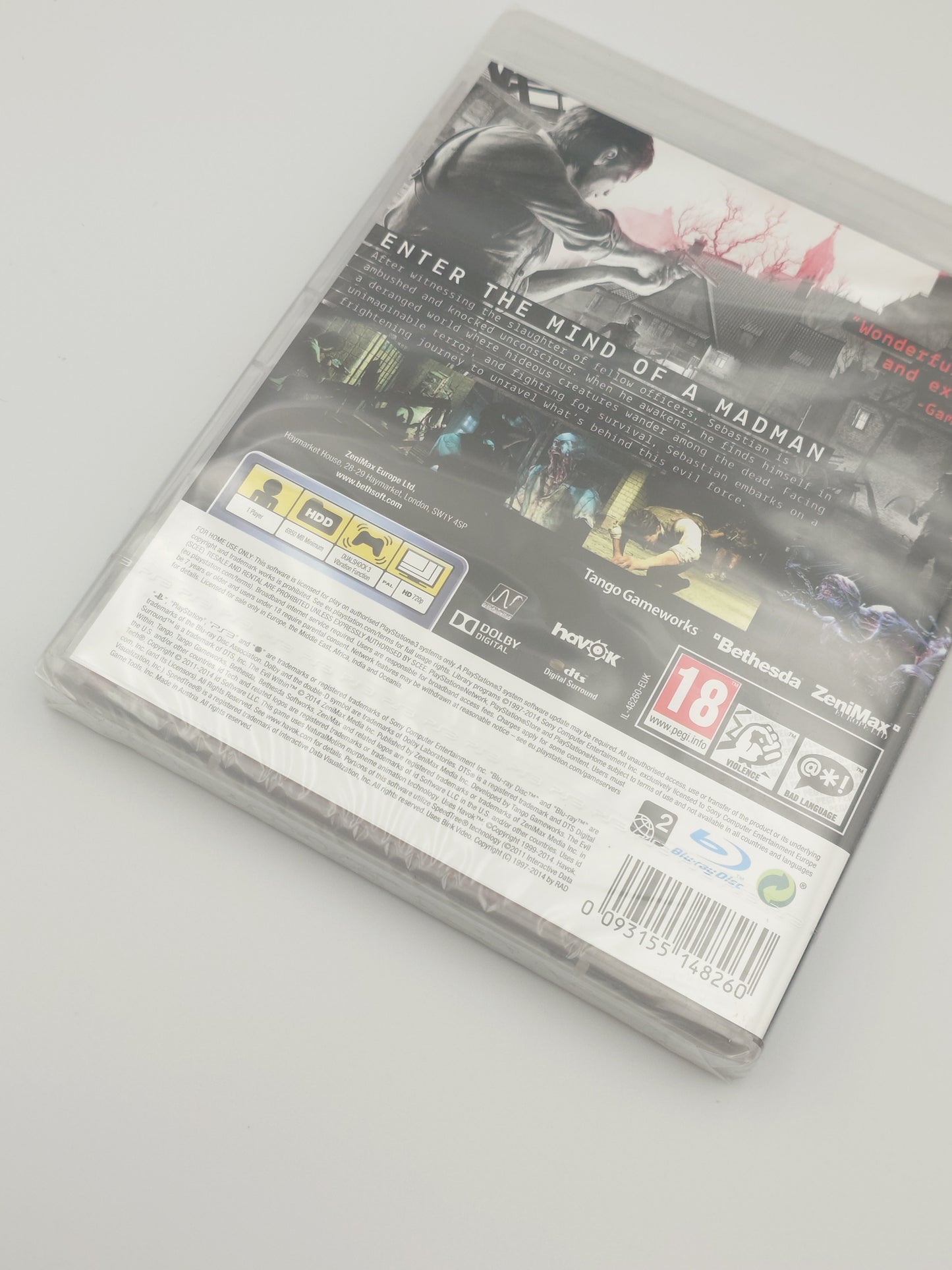 The Evil Within (PS3, UK PAL) – Factory Sealed