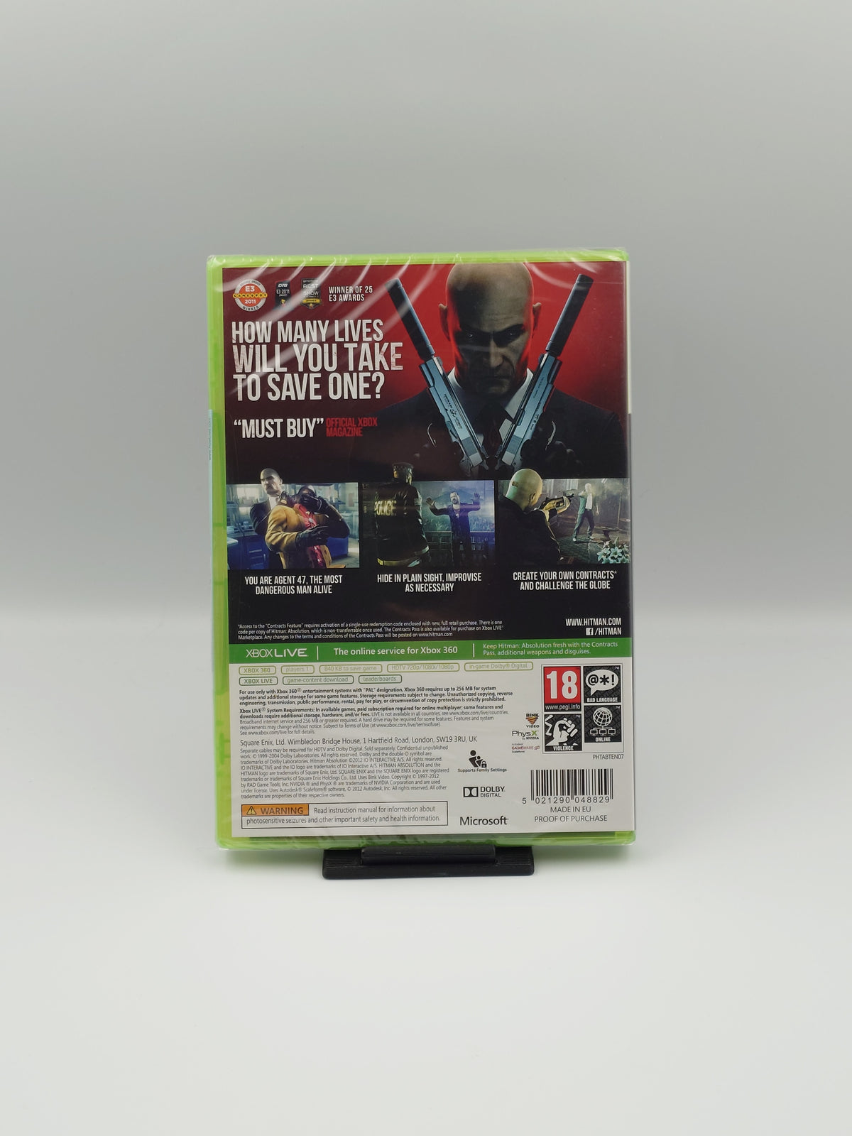 Hitman: Absolution (Xbox 360, PAL) - Factory Sealed
