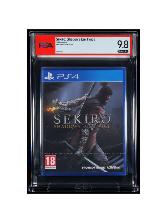 Sekiro: Shadows Die Twice (PS4, UK PAL, Factory Sealed) - PSA Graded 9.8 A++