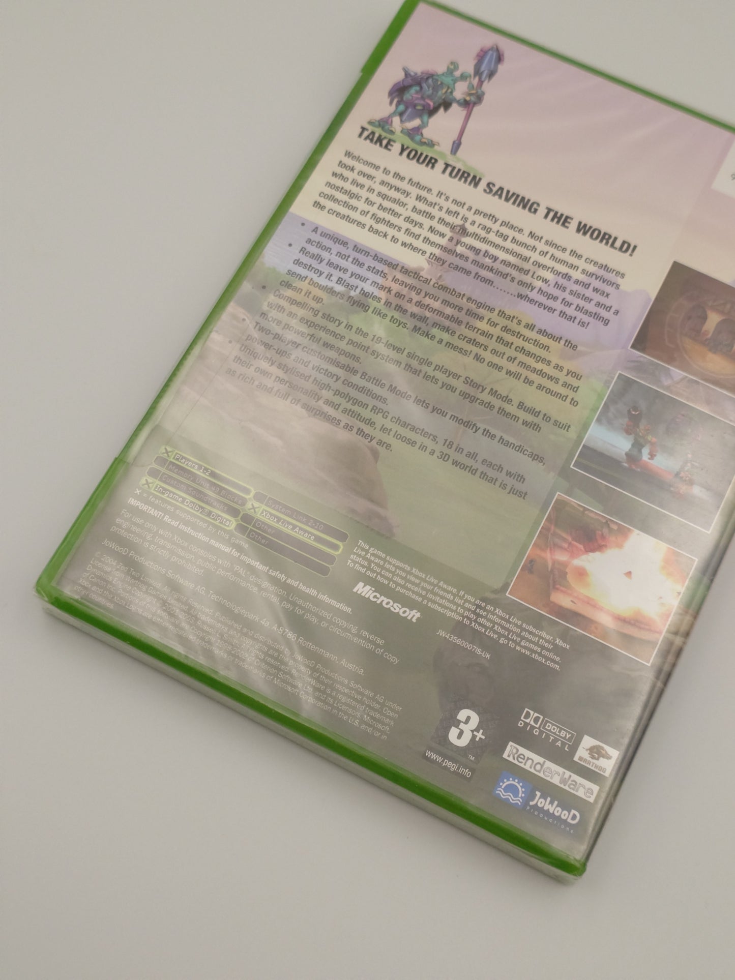 Future Tactics: The Uprising (Xbox, PAL) – Factory Sealed