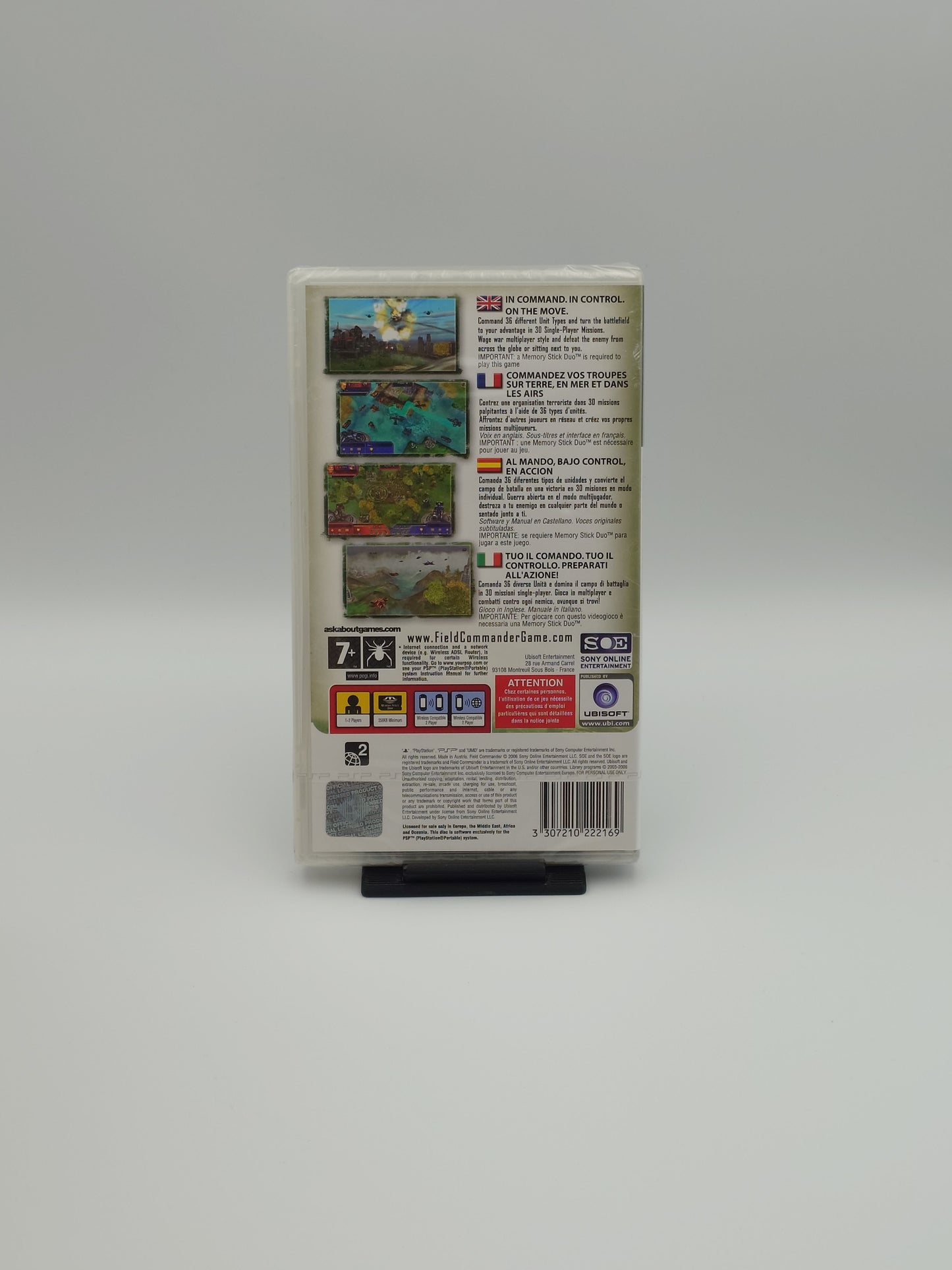 Field Commander (PSP, PAL) – Factory Sealed