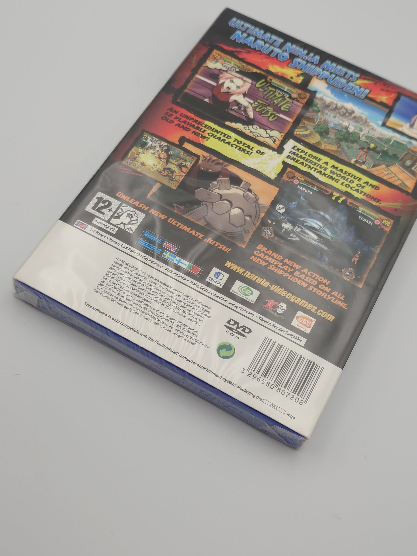 Naruto Shippuden: Ultimate Ninja 4 – Slipcover Variant (PS2, UK PAL) – Factory Sealed