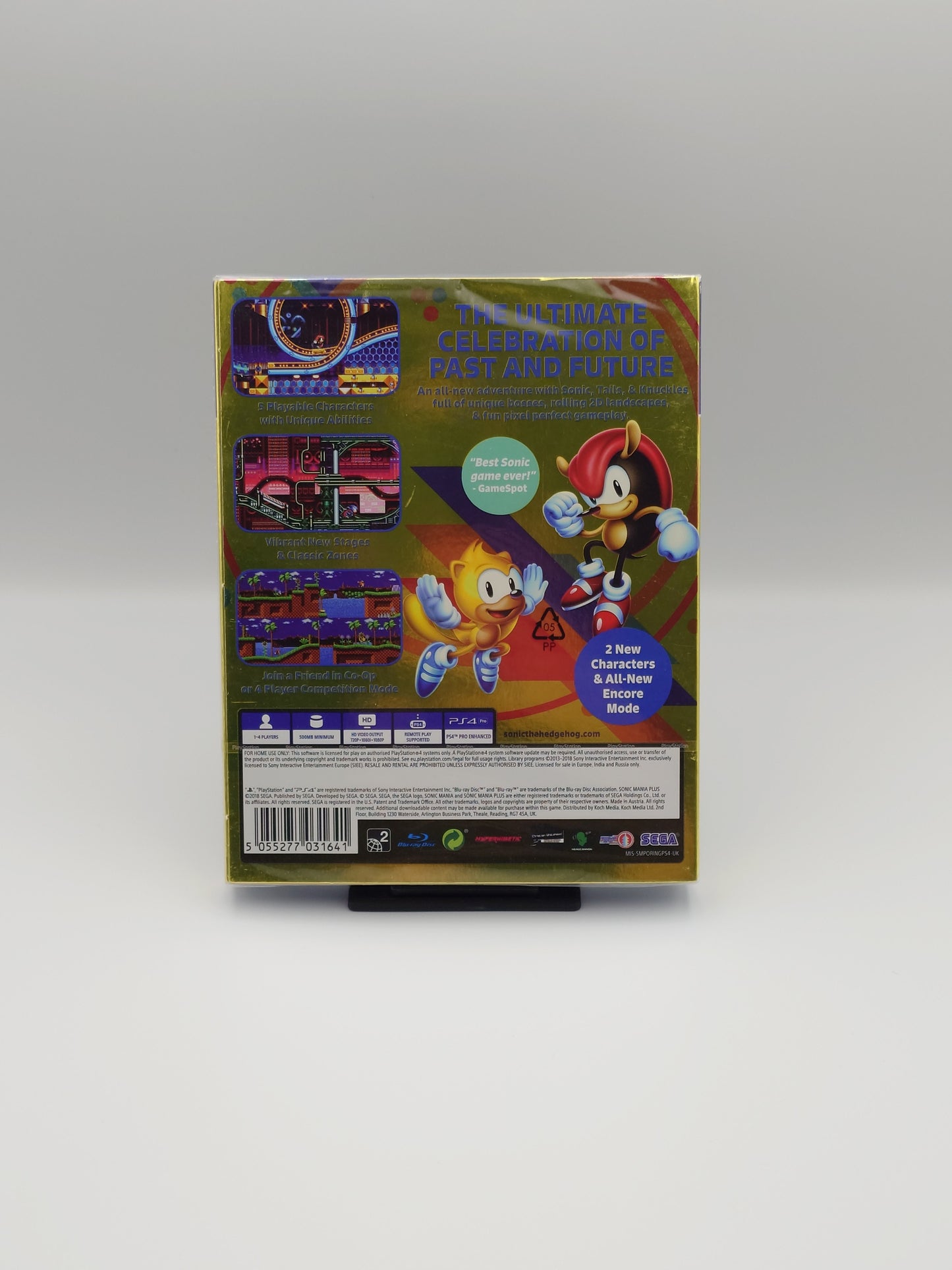 Sonic Mania Plus (PS4, UK PAL) – Factory Sealed