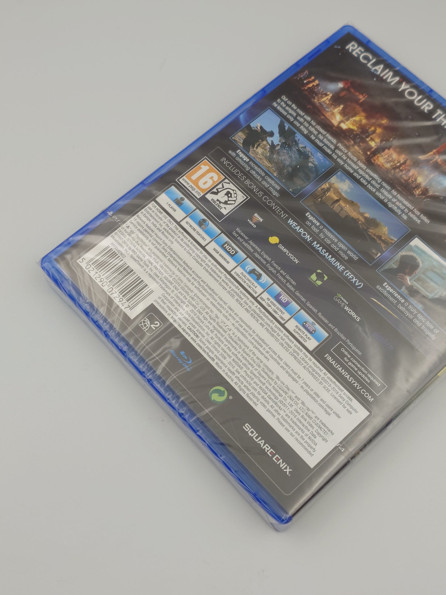 Final Fantasy XV - Day One Edition (PS4, UK PAL) - Factory Sealed