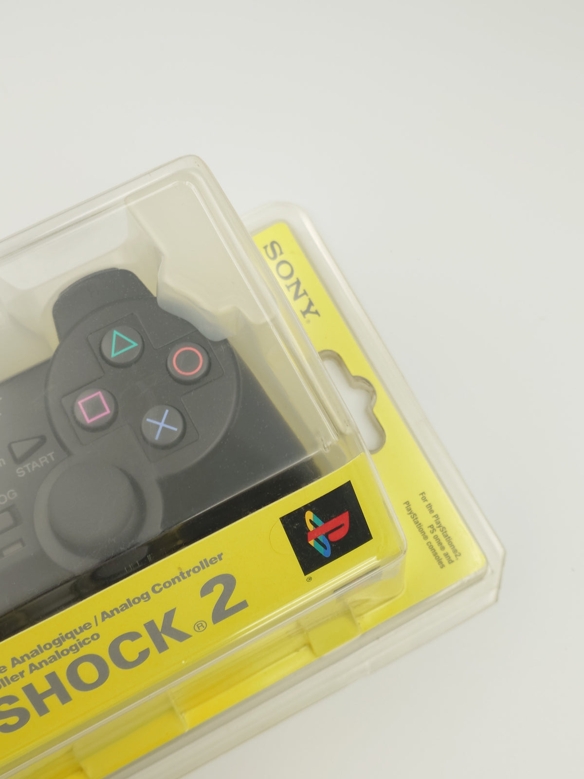 PlayStation 2 DualShock 2 Controller - Black (PS2, PAL) - Factory Sealed