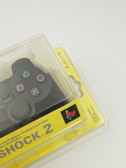 PlayStation 2 DualShock 2 Controller - Black (PS2, PAL) - Factory Sealed