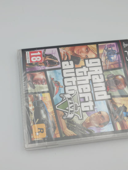 Grand Theft Auto V (PS3, UK PAL) – Factory Sealed