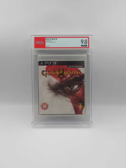 God of War III (PS3, UK PAL, Factory Sealed) - PSA Graded 9.8 A+