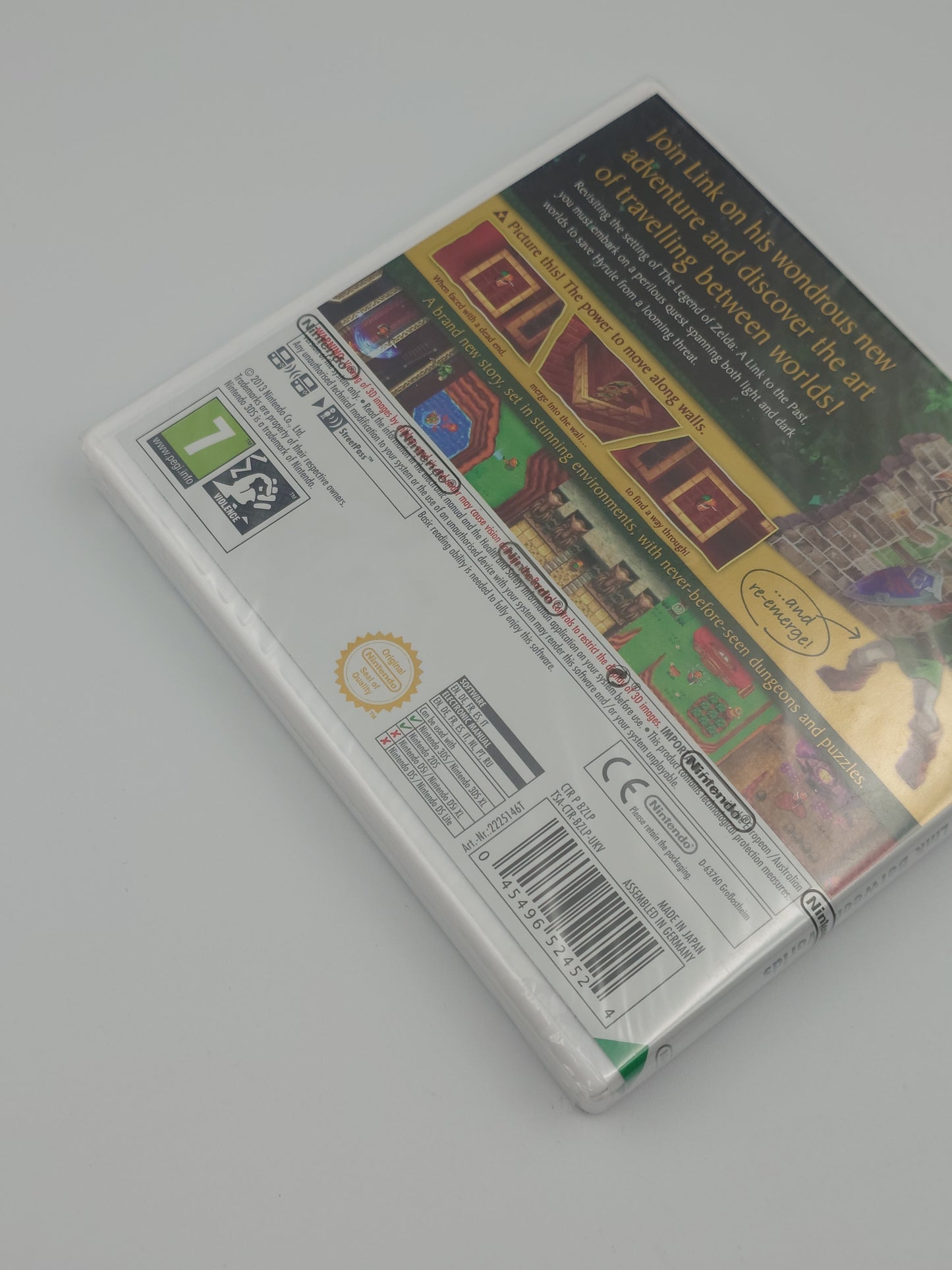 The Legend of Zelda: A Link Between Worlds (Nintendo 3DS, UKV) - Factory Sealed