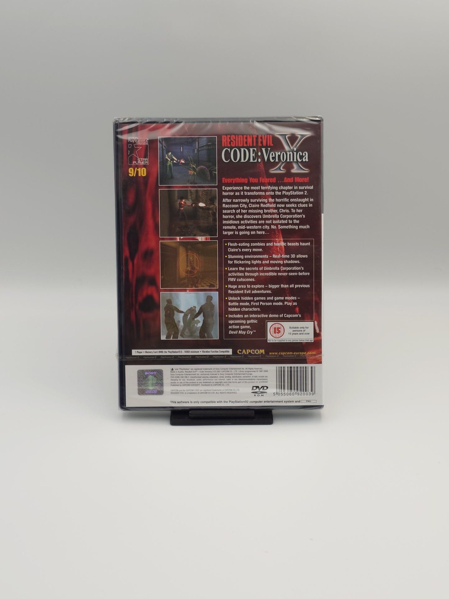 Resident Evil: Code Veronica X – First Print (PS2, UK PAL) – Factory Sealed