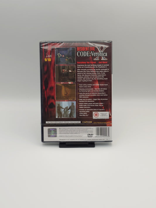 Resident Evil: Code Veronica X – First Print (PS2, UK PAL) – Factory Sealed