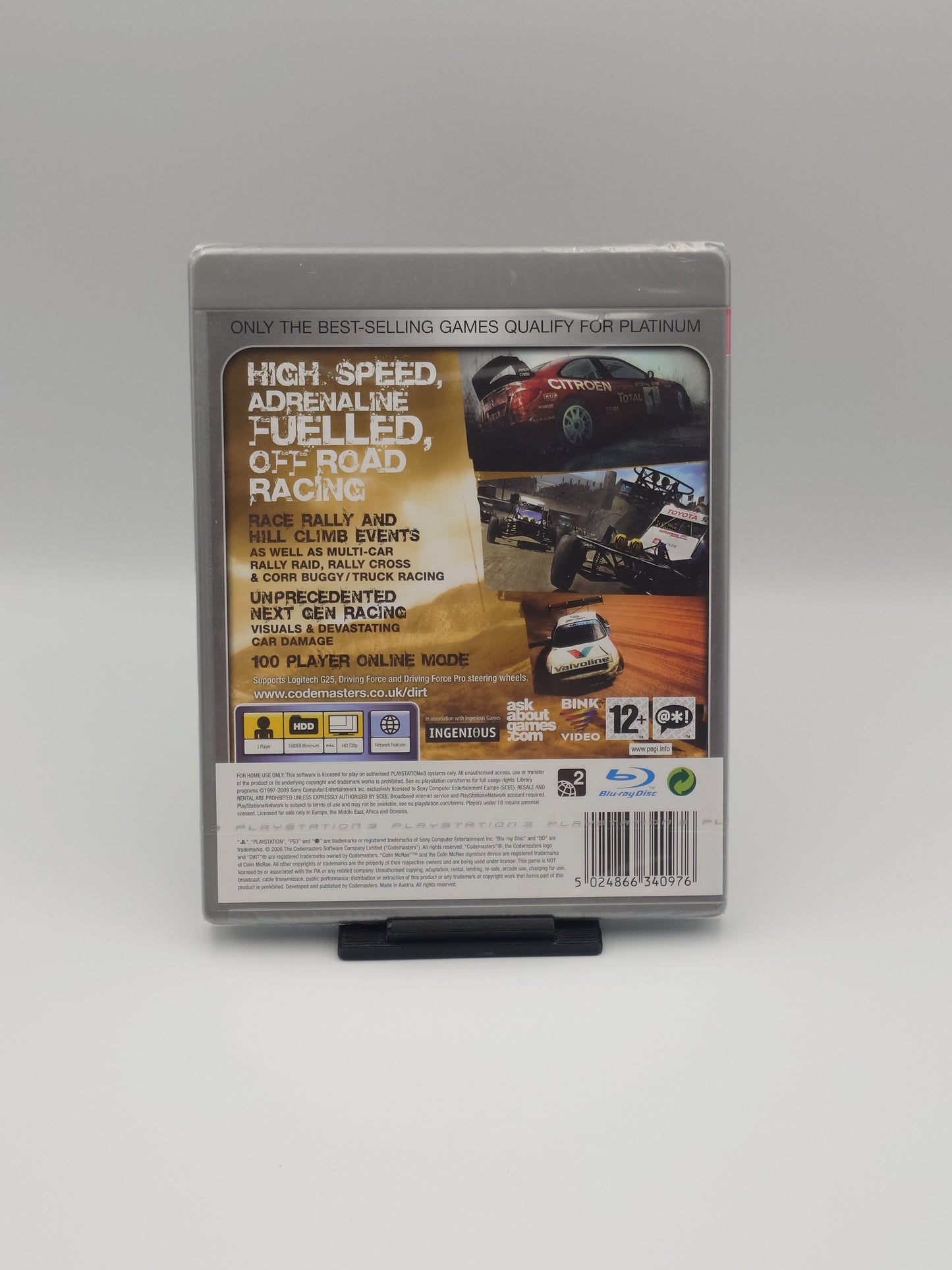 DiRT (PS3 Platinum, UK PAL) – Factory Sealed