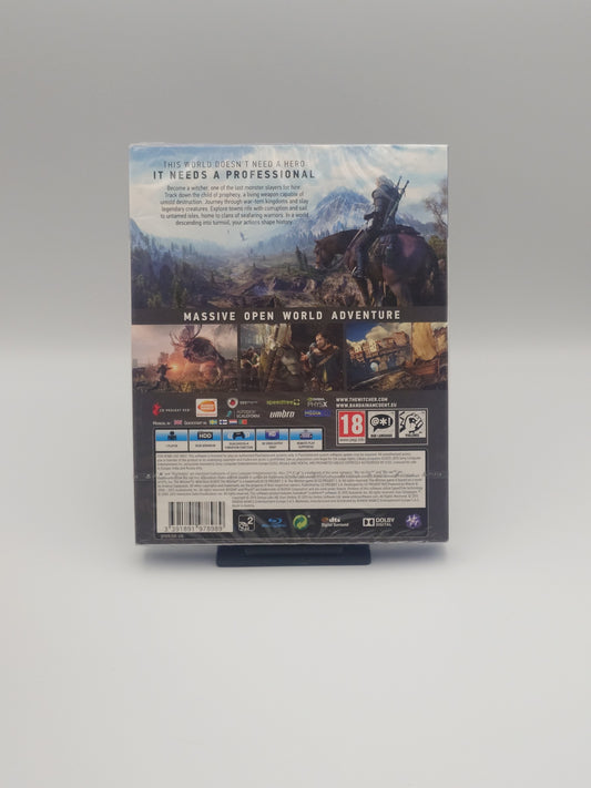 The Witcher 3: Wild Hunt – Slipcover Variant (PS4, UK PAL) – Factory Sealed