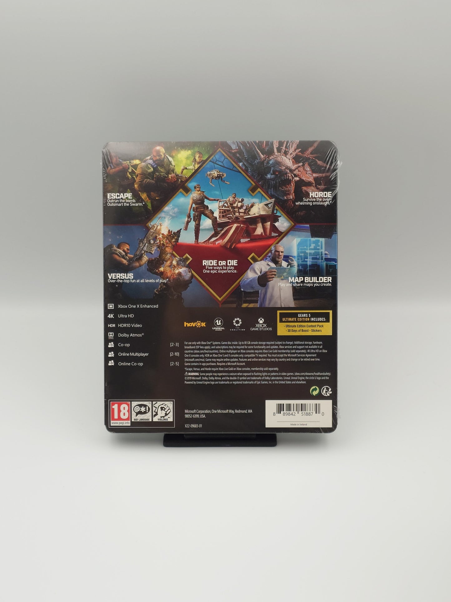 Gears 5 – Ultimate Edition Steelbook (Xbox One, PAL) – Factory Sealed
