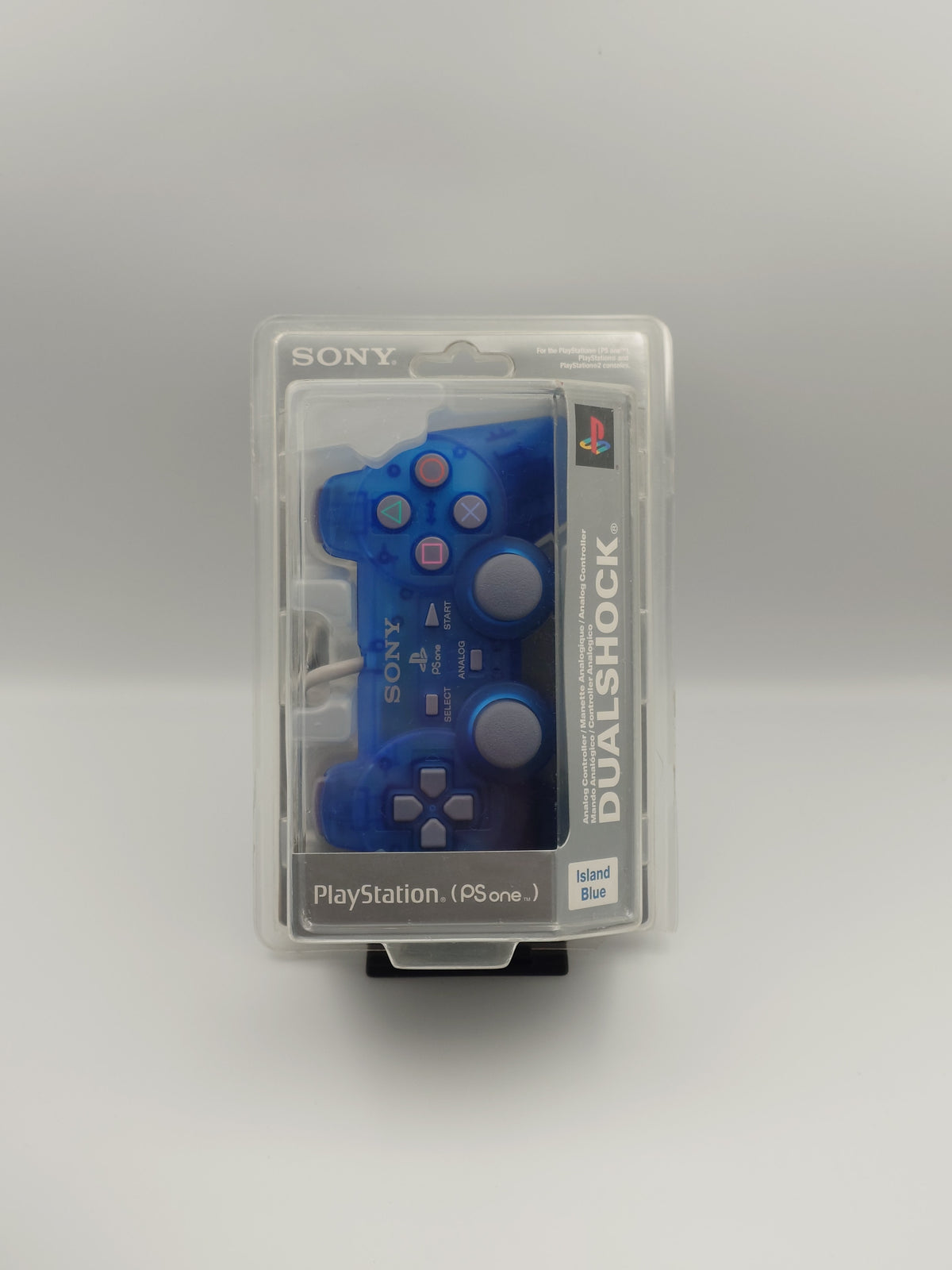 PlayStation 1 DualShock Controller - Island Blue (PS1, PAL) - Factory Sealed