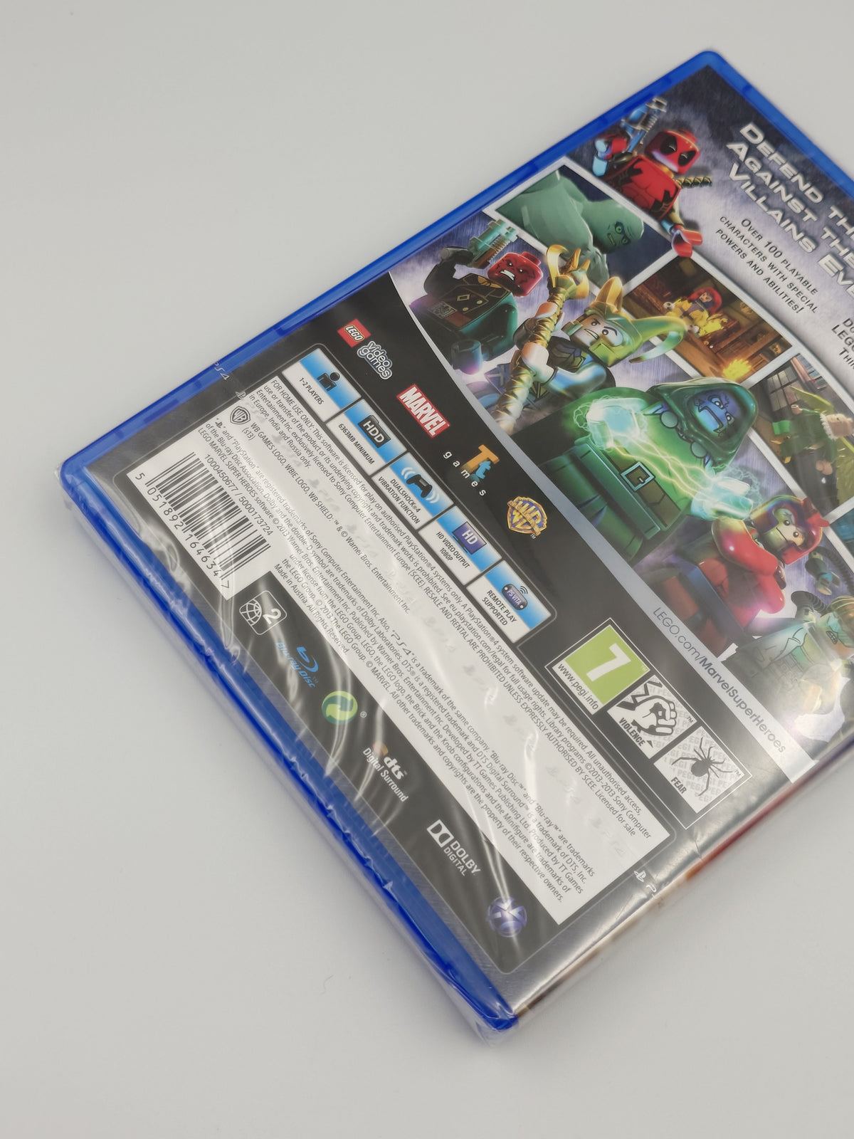 LEGO Marvel Super Heroes (PS4, UK PAL) - Factory Sealed