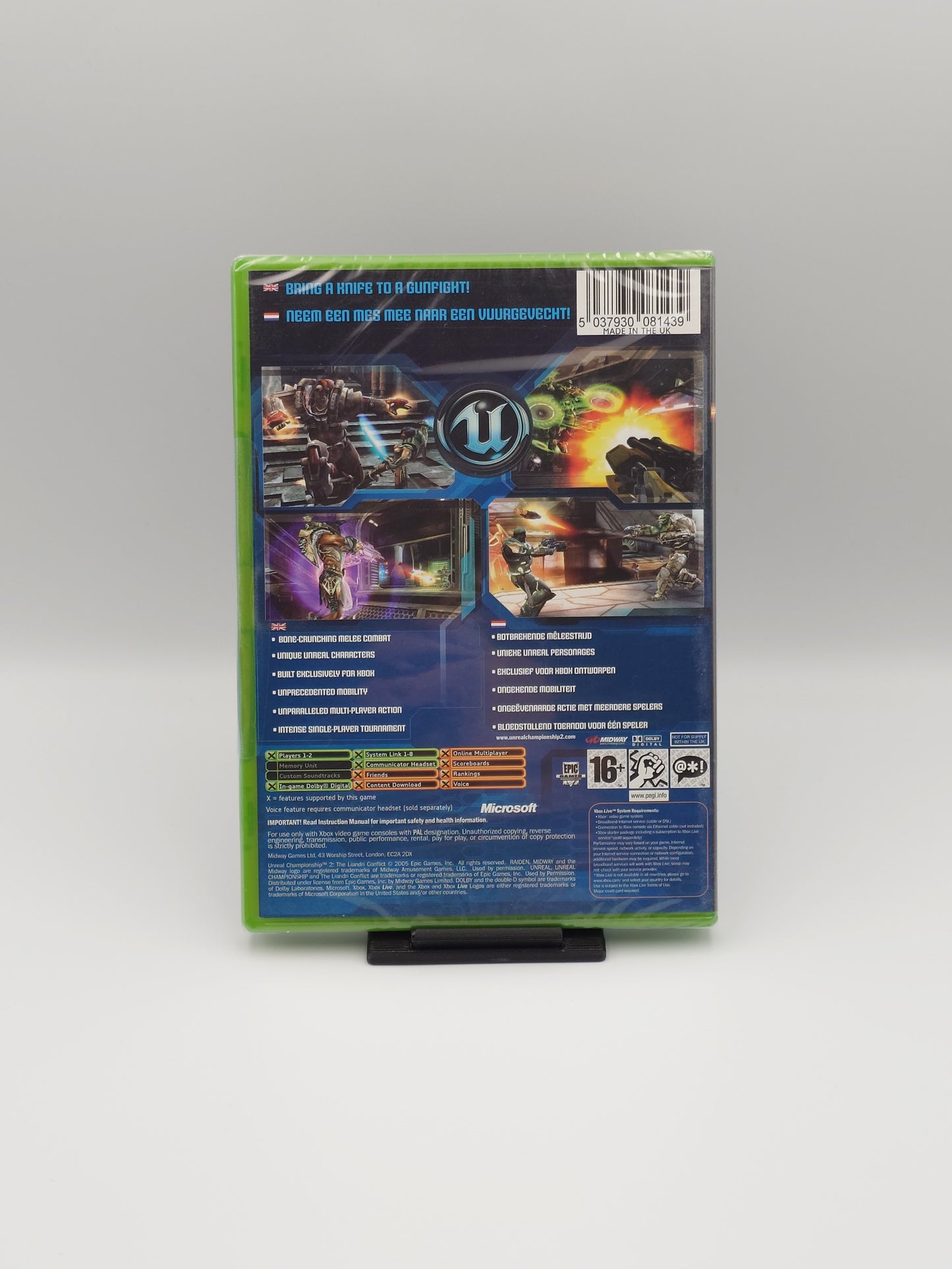 Unreal Championship 2: The Liandri Conflict (Xbox, PAL) – Factory Sealed