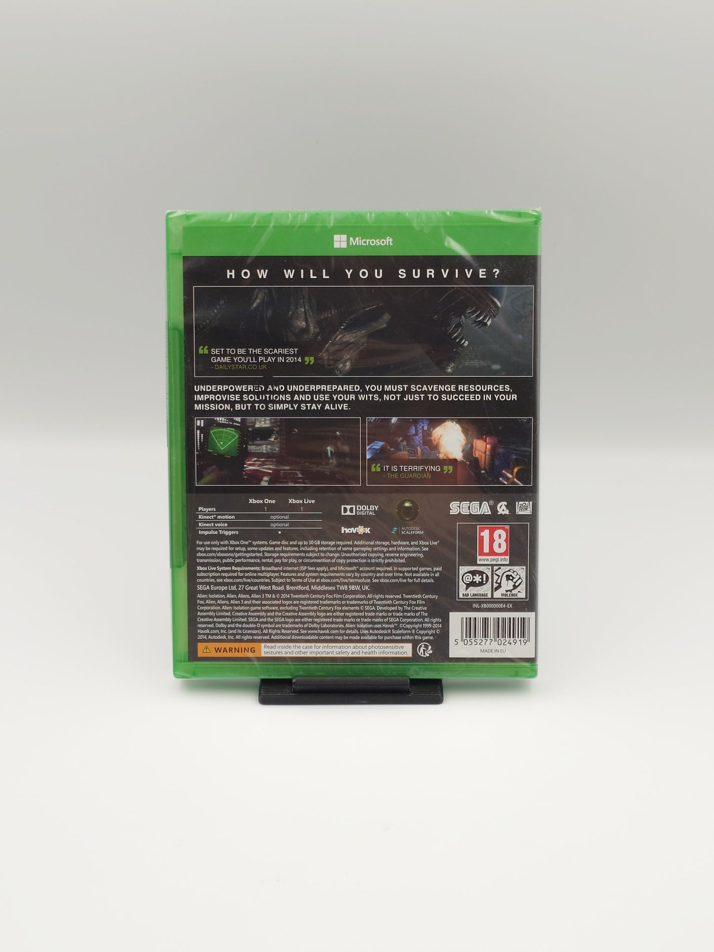 Alien: Isolation (Xbox One, PAL) - Factory Sealed