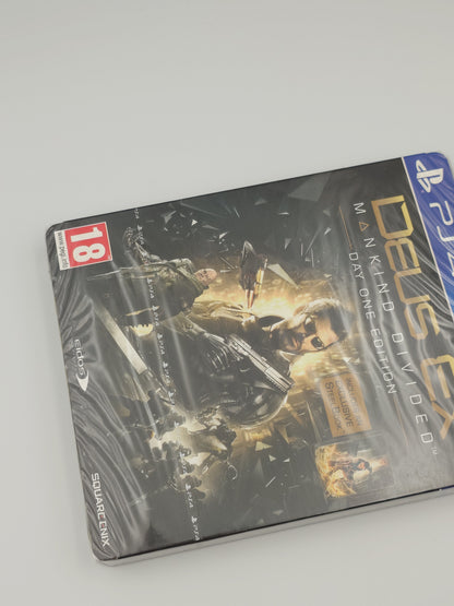 Deus Ex: Mankind Divided – Day One Steelbook Edition (PS4, UK PAL) – Factory Sealed