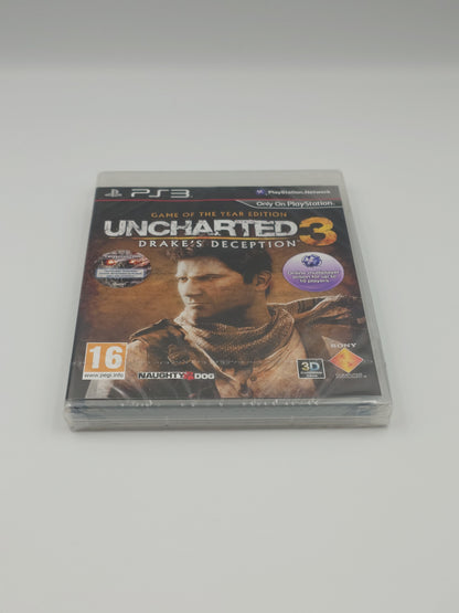 Uncharted 3: Drake's Deception - Game of the Year Edition (PS3, UK PAL) - Factory Sealed