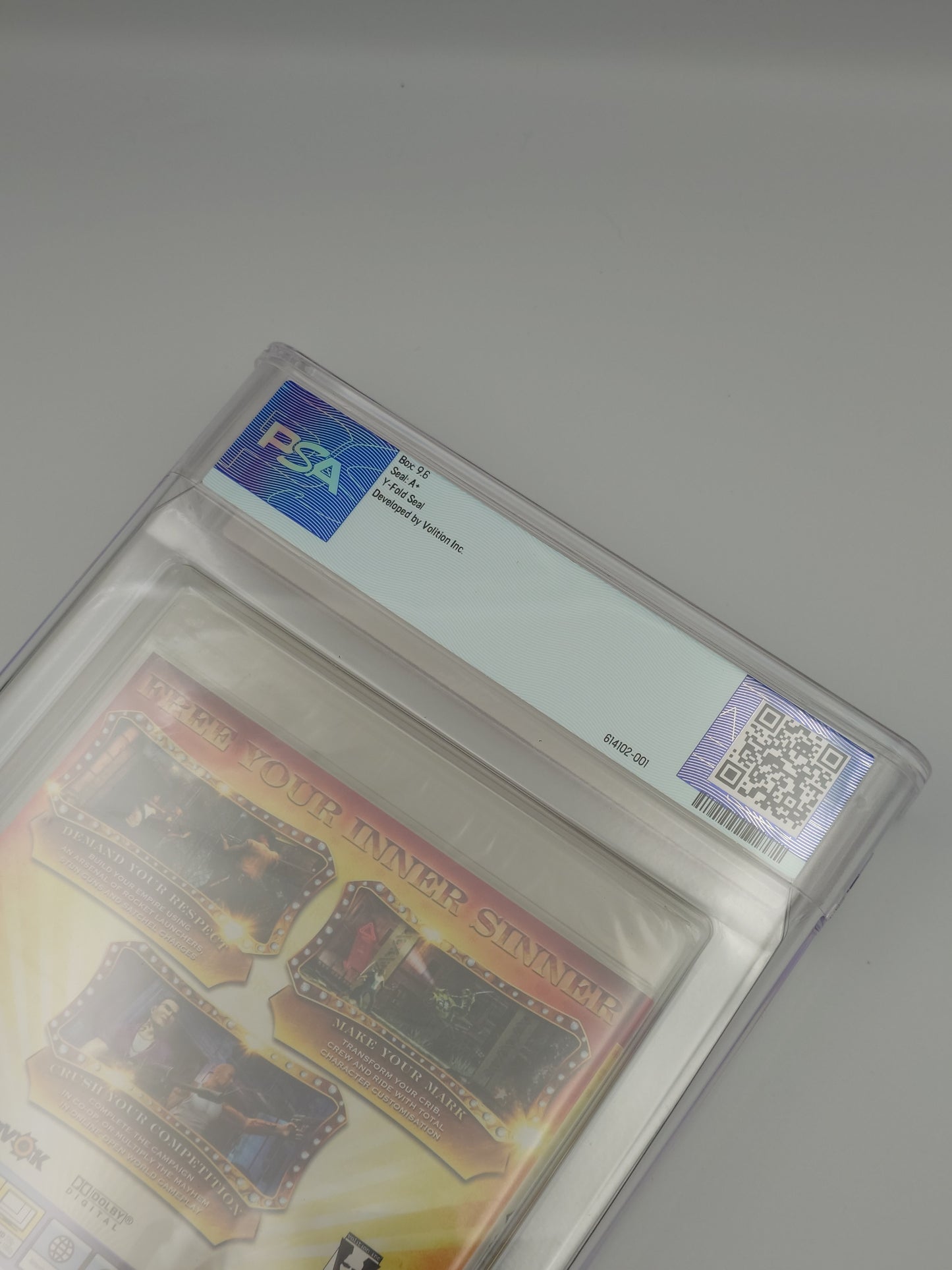 Saints Row 2 (PS3, UK PAL) – Factory Sealed | PSA Graded 9.6 A+