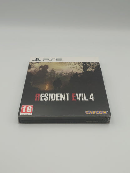 Resident Evil 4: Limited Edition Steelbook (PS5, UK PAL) – Factory Sealed