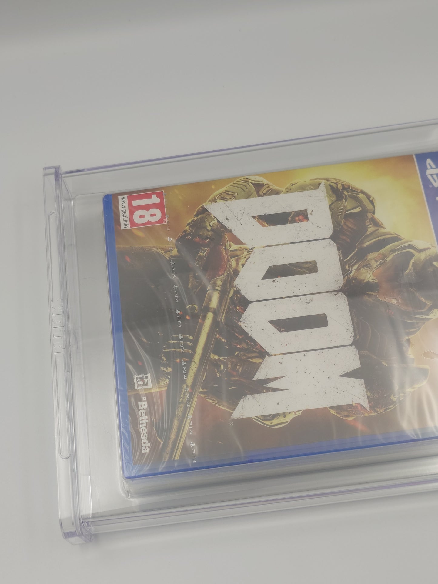 DOOM (PS4, UK PAL, Factory Sealed) - PSA Graded 9.8 A++