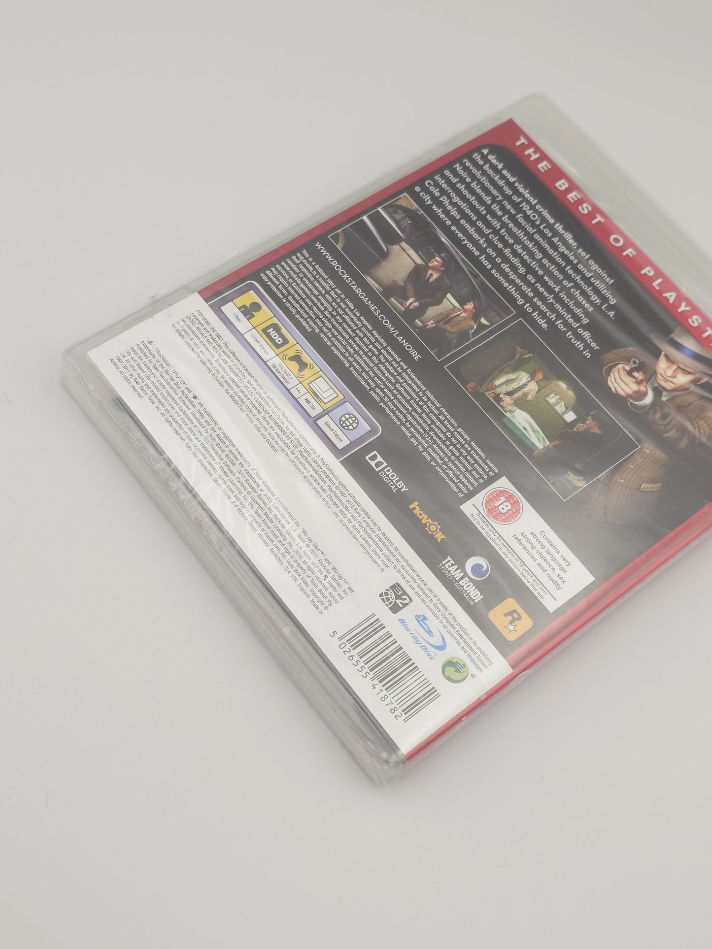 L.A Noire (PS3 Essentials, UK PAL) – Factory Sealed
