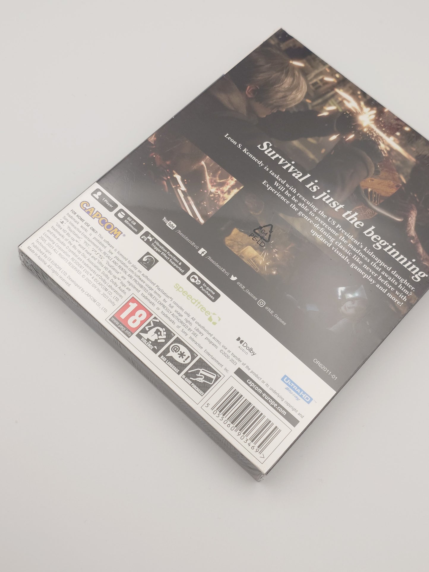 Resident Evil 4: Limited Edition Steelbook (PS5, UK PAL) – Factory Sealed
