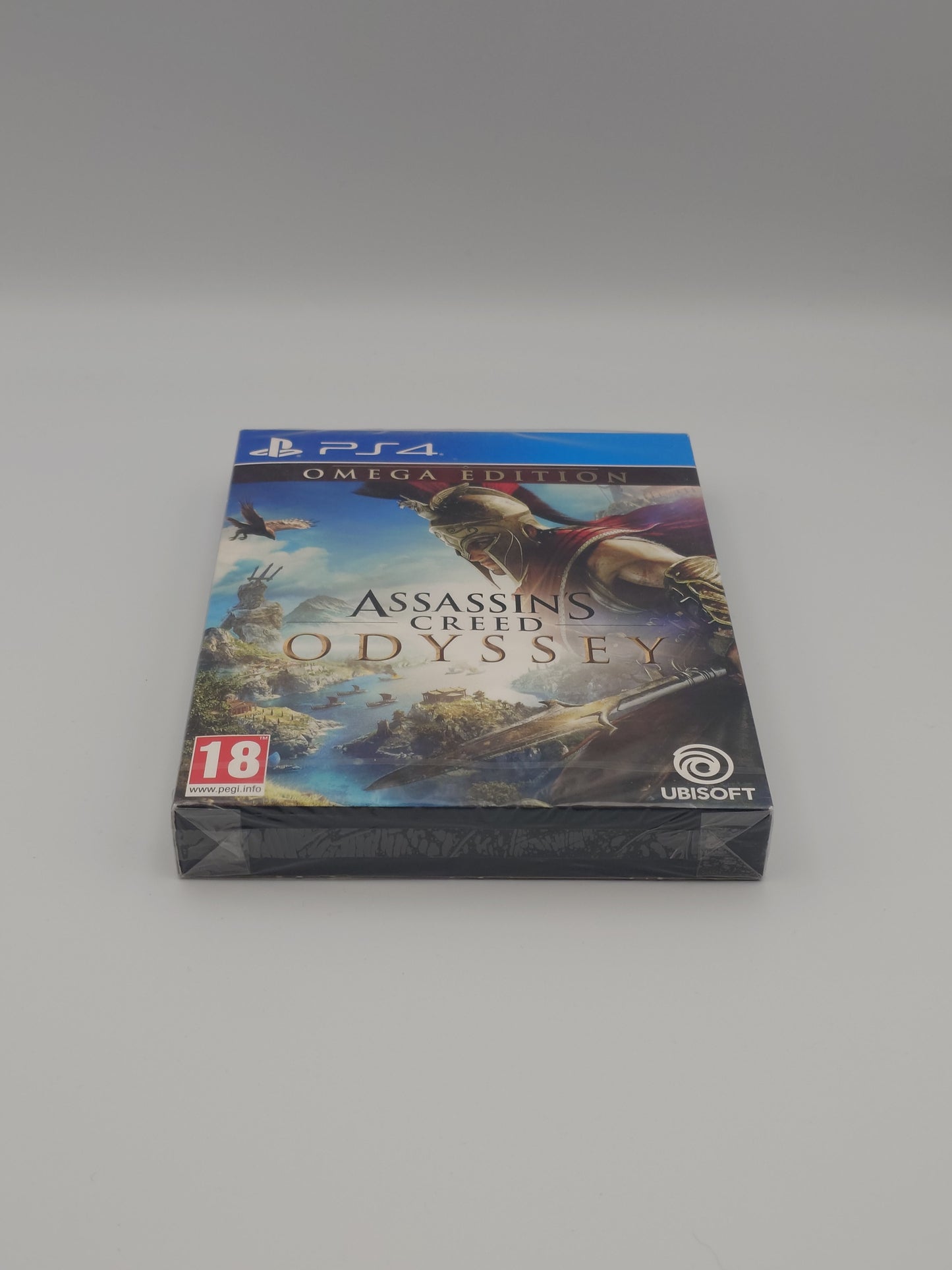 Assassin's Creed Odyssey – Omega Edition with Custom Acrylic Display Case (PS4, UK PAL) – Factory Sealed