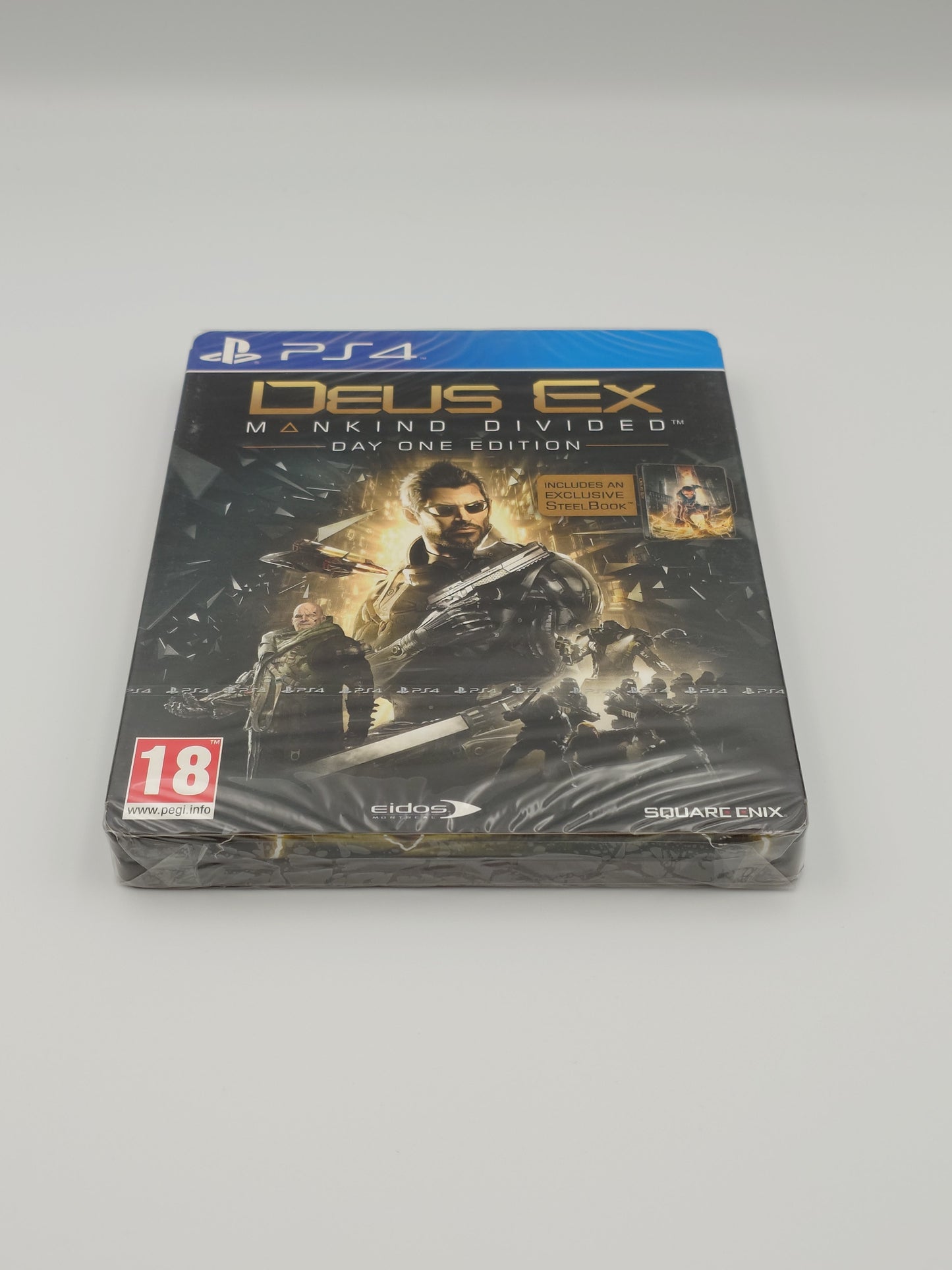 Deus Ex: Mankind Divided – Day One Steelbook Edition (PS4, UK PAL) – Factory Sealed
