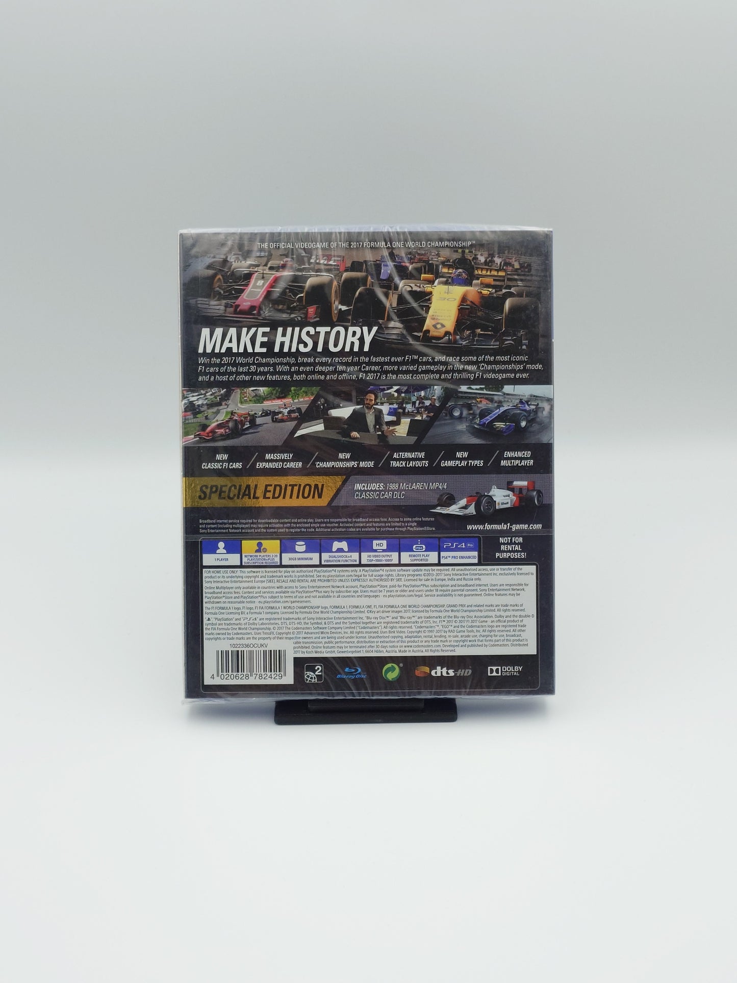 F1 2017: Special Edition (PS4, UK PAL) – Factory Sealed